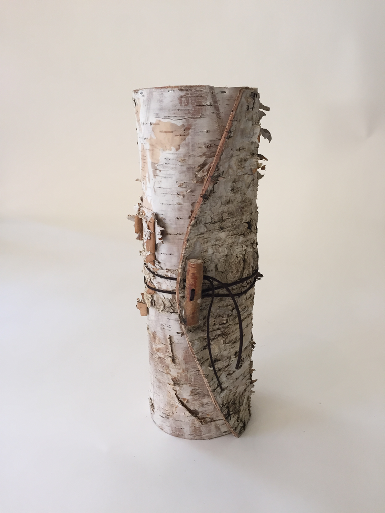 Birch Bark Wine Cylinder