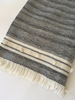 Arequipa Stripe Gray & Ivory Throw