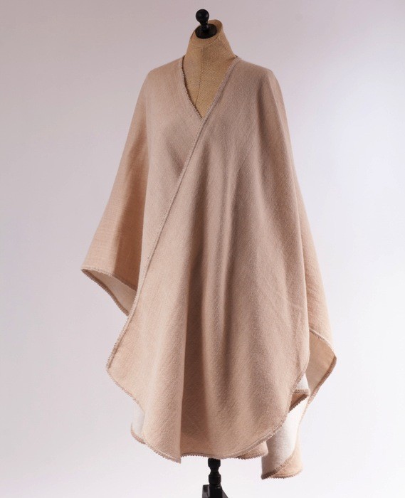 Double Sided Ivory/Beige Cape