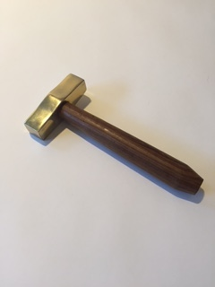 Rosewood & Brass Hammer