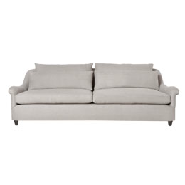 Genevieve 84 Sofa, Linno Natural