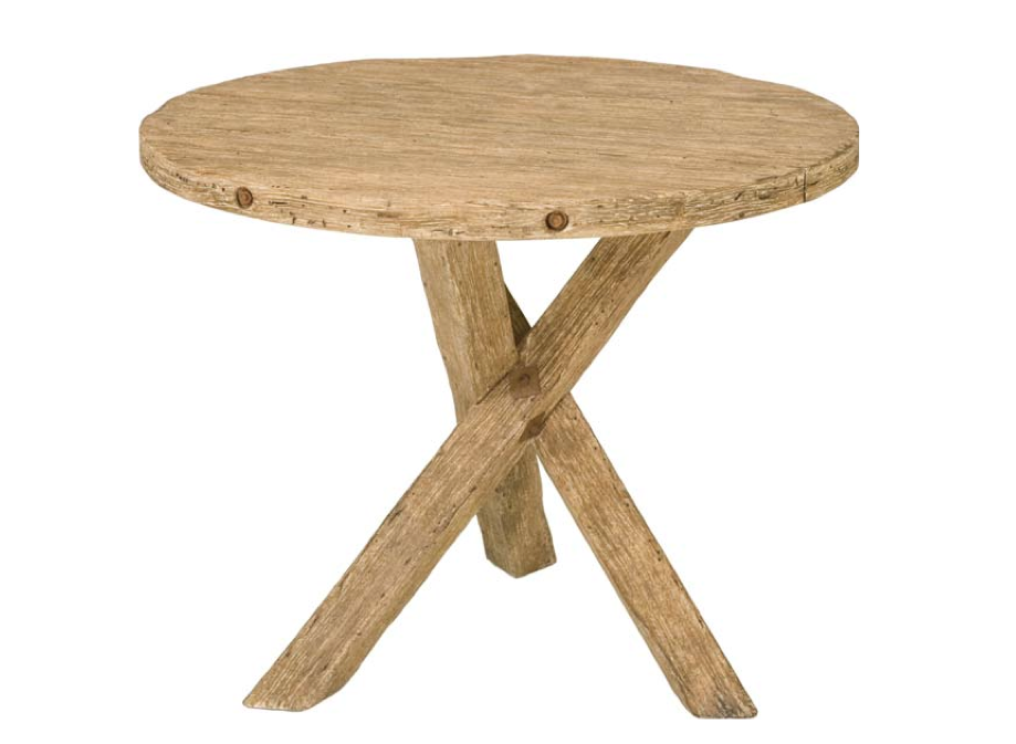 Round Dining Table with Interlocked Legs