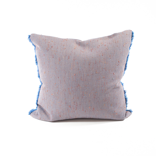 Blue Tweed Pillow