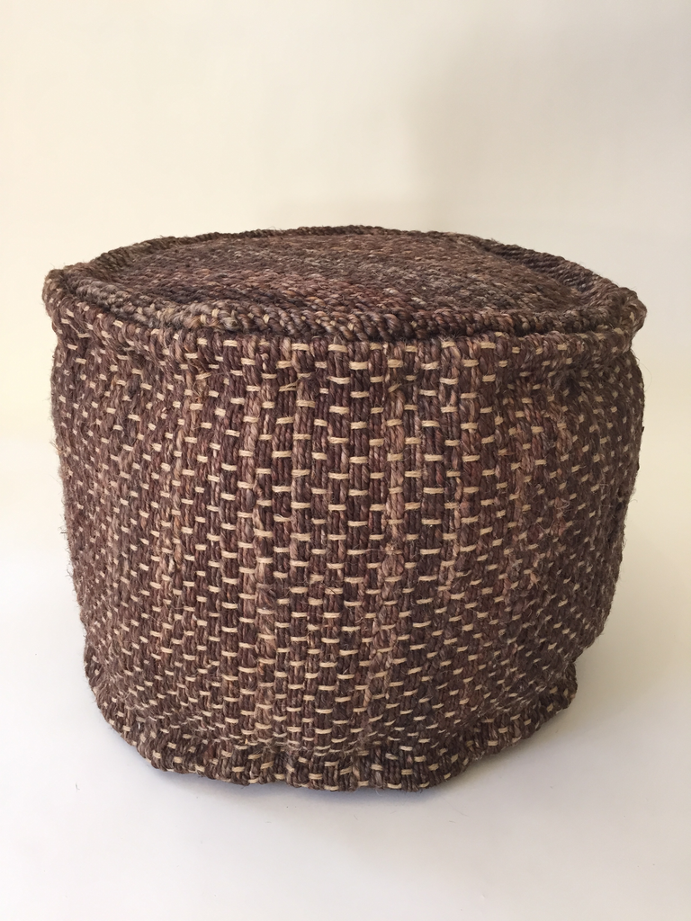 Gaviota Hemp Pouf Cocoa