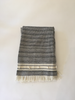 Arequipa Stripe Gray & Ivory Throw