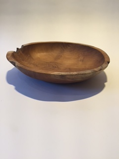 Rustic Teak Wood Bowl