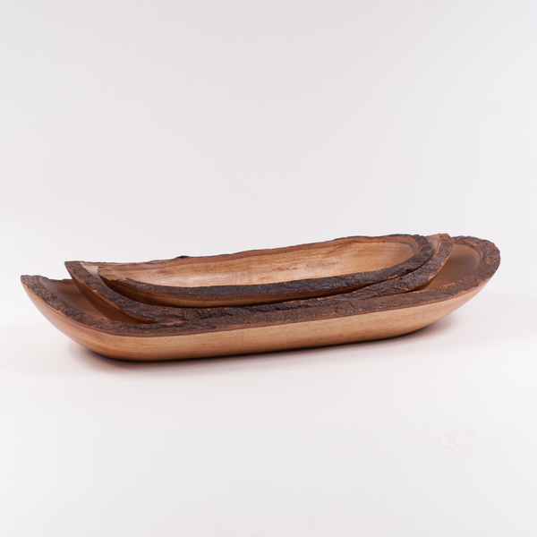 Mango Bark Bowls Oval